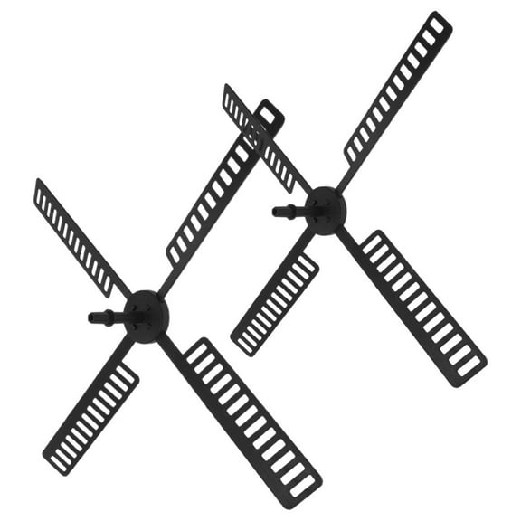 Homoyoyo Windmill Decor Farmhouse Black Windmill Part 2 Sets