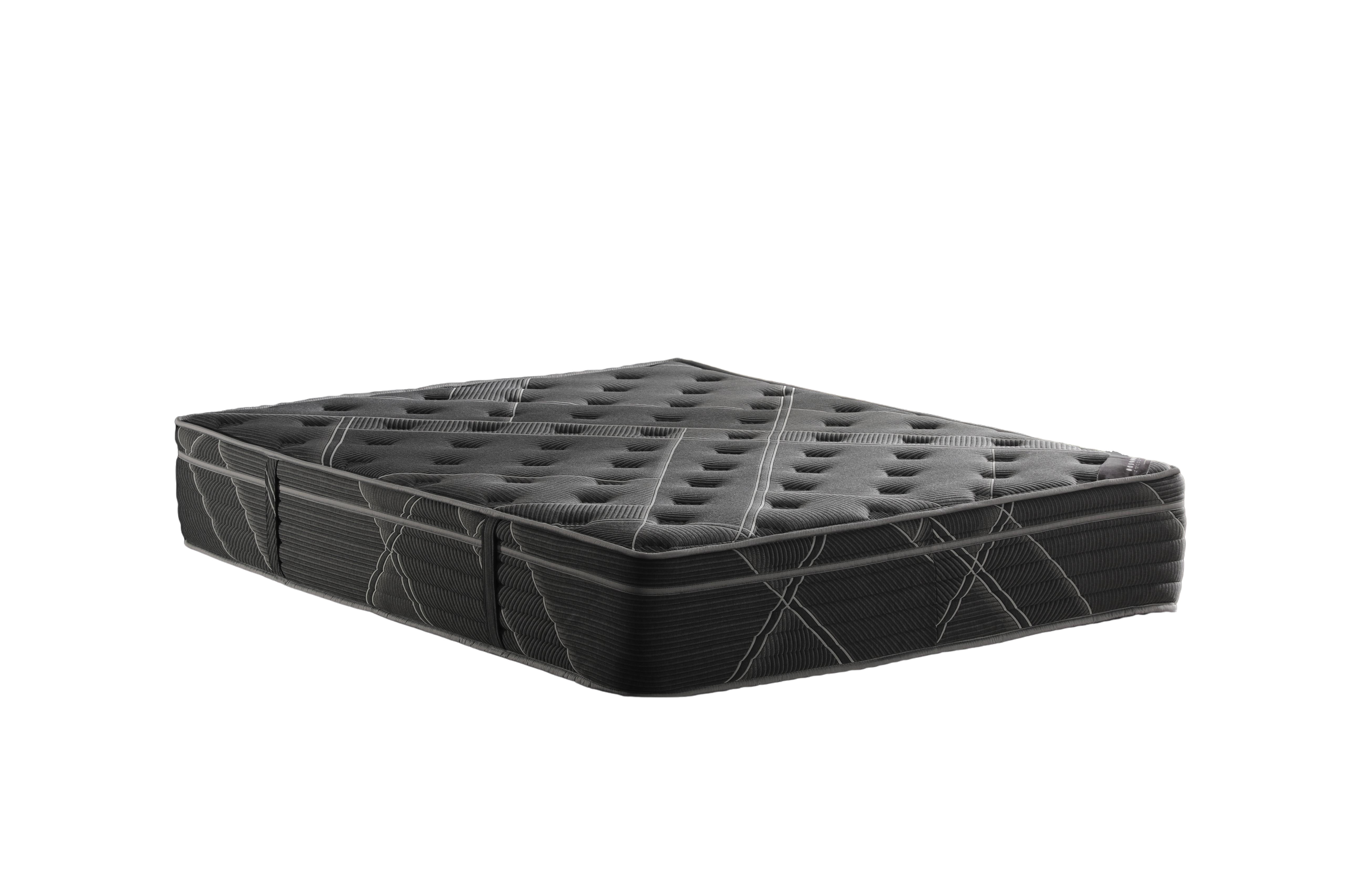 Ottomanson 13" Twin Plush Euro Top Hybrid Mattress with Pocket Coils, Pressure Relief, CertiPUR-US & Bed in a Box