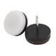 thumbnail image 3 of GOOHOCHY 50 almohadillas antideslizantes para patas de muebles, mesas y sillas de 22 mm, para suelo de madera, protectores para el hogar (blancos), 3 of 8