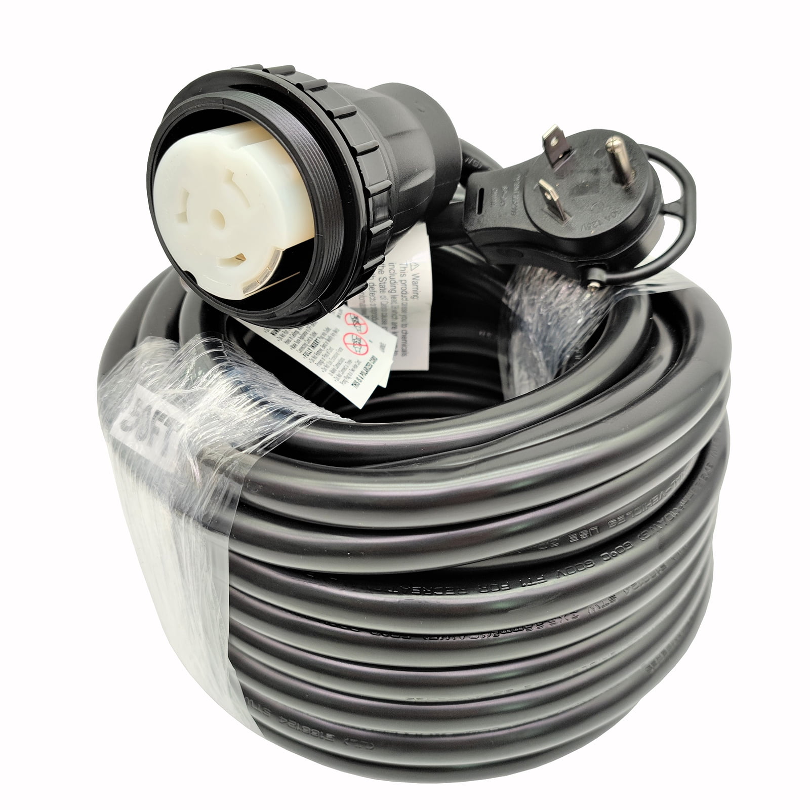 Parkworld 886542 RV 30A to Shore Power 50A Extension Cord Adapter TT