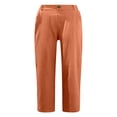 thumbnail image 4 of Women Pants High Waisted Trousers Baggy Pant Capris Pants Womens Pants Casual Comfy Dress Pants Cute Pants for Women, 4 of 4