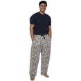 thumbnail image 4 of Pantalones de pijama tipo lounge para hombre Peanuts Snoopy gris XXL, 4 of 9