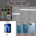 thumbnail image 2 of Case Compatible with iPhone 13 Pro (6.1 inch) 5G Wallet,Luxury Genuine Leather Durable Flip Cases,Slim +, 2 of 5