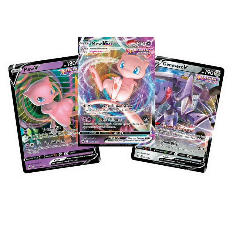  3 Pokémon Card Vmax Bundle - 1 Secret Rare Rainbow Card - No  Duplicates - Vmax Booster Pack : Toys & Games