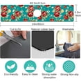 thumbnail image 4 of Kitchen Sink Splash Guard Faucet Mat -1 PC Super Absorbent Fast Drying Mat Sink Gadgets-Splash Guard Behind Faucet Drip Catcher for Kitchen, Bathroom,Sink Mat, Dish Drying Mat, Bathroom(23.5" X 5.5" ), 4 of 4
