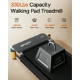 thumbnail image 6 of Walking Pad Treadmill with Incline - Dual-Sided Under Desk Treadmill with Foot Massage,2 in 1 Walking Treadmill for Holiday gift, Portable Compact Treadmill with 330LBS Capacity, 6 of 8