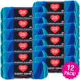 thumbnail image 2 of Multipack of 12 - Red Heart Super Saver Yarn-Cool Stripe, 2 of 4