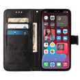 thumbnail image 4 of SaniMore Case for iPhone 14 Pro Max (6.7" 2022), PU Leather Luxury Embossed Butterfly Glitter Diamond [Wrist Strap & Card Slots & Flip Kickstand] Full-body Shockproof Wallet Cover, Black, 4 of 6