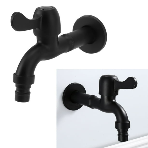 Grifo de Agua Negro Mate ANGGREK Grifo de Fregadero de Cocina de Agua Potable Acero Inoxidable 304