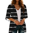 thumbnail image 3 of ShomPort Women's Cardigans Spring Summer Lightweight Open Front Cover Ups Shrugs Wrap Cardigan, 3 of 7