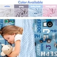 thumbnail image 3 of Kainsy Personalized Toddler Nap Mat for Daycare Cot Bedding - Baby Kids Nap Mats with Pillow Blanket Preschool Kindergarten Children Sleeping Bag with Custom Name Easy Carry Blue Tractor, 3 of 9