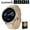 Lunar Gold with Bone Band and Light Sand Leather, variant on 010-03014-00 Venu 4 GPS Smartwatch, 45mm, Slate/Black Silicone Band, 26-Month CPS Protection Bundle