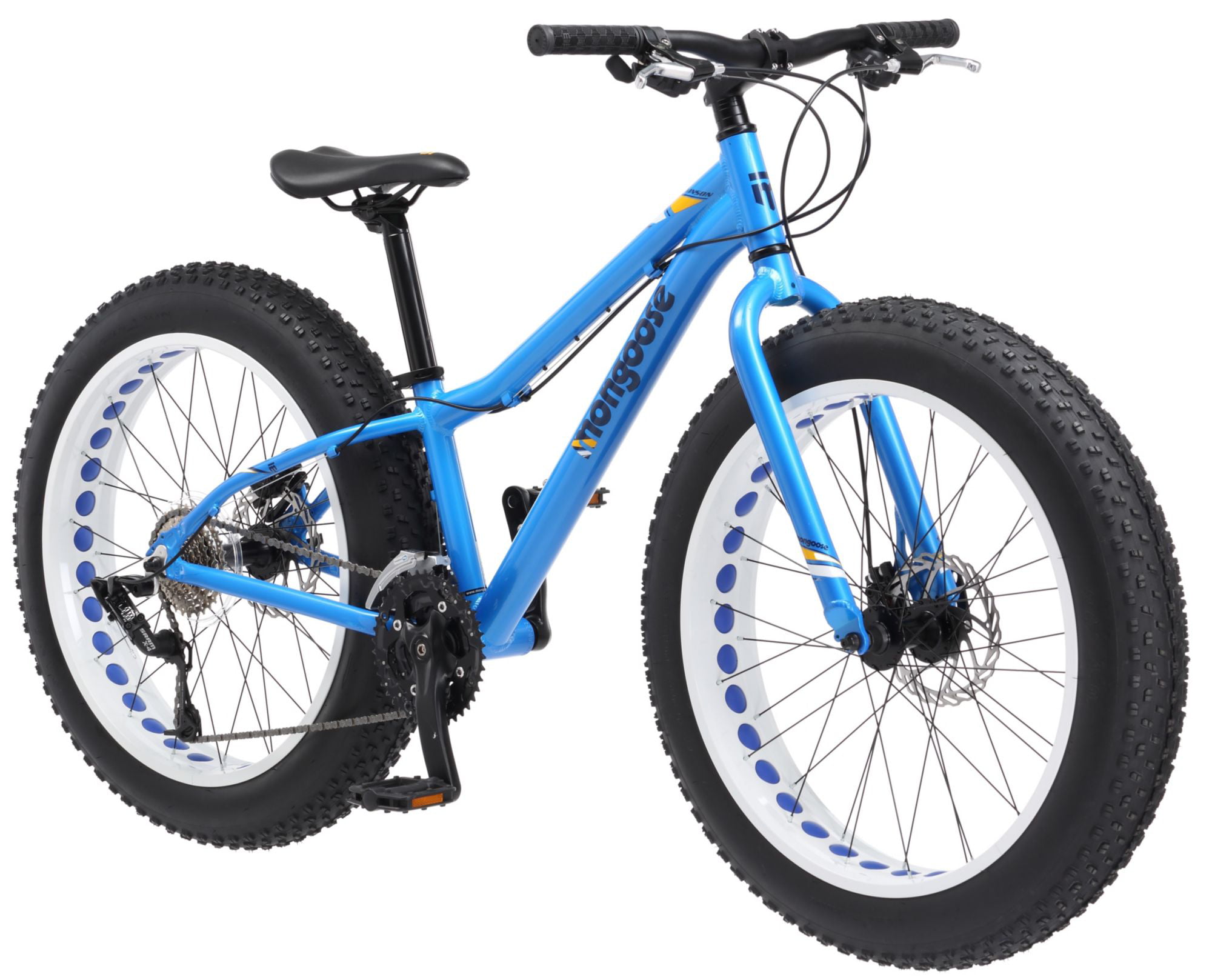 Mongoose Boys' Vinson Fat Tire 24'' Mountain Bike