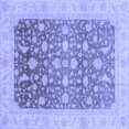 thumbnail image 1 of Ahgly Company Indoor Square Oriental Blue Modern Area Rugs, 6' Square, 1 of 4