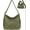 Army Green, variant on Corduroy Tote Bag for Women Convertible Backpack Purse Crossbody Hobo Shoulder Bag with Multi Pockets Compartments