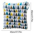 thumbnail image 3 of 45x45cm Outdoor Seat Cushion - Waterproof Patio Chair Pad for Garden/Deck (17.7") - Non-Slip Multicolor Sofa Cushion with Elastic Straps, 3 of 3