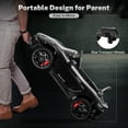 thumbnail image 6 of Porsche 718 12V Power Kids Ride on Car with Remote Control, Kids Electric Car to Drive, Toddler Car with Bluetooth/MP3/Lights, Gift for Boys Girls Aged 3-5, Black, 6 of 9
