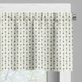 thumbnail image 5 of Ambesonne Ethnic Valance & Curtain, Retro Boho Arrow Pattern, 55"x24", Pale Beige Black, 5 of 6