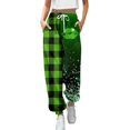 thumbnail image 1 of Pantalones termicos Gibobby mujer largos sueltos informales estampado St. Day gris M, 1 of 4