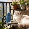 thumbnail image 6 of FEOLGEHLY Slow Feed Travel Dog Water Bowl Pet Water Bottle, Non Skid Leaf Shaped Silicone Portable Foldable Outdoor Drinking Water Container for Small Dogs and Indoor Cats Travel Use, 6 of 6