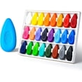 thumbnail image 1 of Washable Toddler Coloring Pencils 12 Colors Water Drop Shape Bulk for Kids Non-Toxic Coloring Pencils Set Safe for Babies and Kids Ages 3+ Coloring Pe, 1 of 5