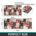 thumbnail image 7 of Pioneer Flower Floral Print Pattern Kitchen Rugs Sets Of 2,Anti Fatigue Kitchen Mat Rugs Non Slip Washable,Decorative Kitchen Floor Mats for Kitchen,Sink,Laundry,17"x30"+17"x47", 7 of 7