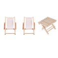 thumbnail image 1 of 1/12 Sillas de Mesa de Playa de de Madera para Terraza de Piscina de Playa, 1 of 9