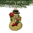 thumbnail image 3 of Abbott Collection 37-IMPRINT-040 Retro Snowman Ornament, Multi, 3 of 3