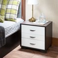 thumbnail image 2 of Contemporary Night Table - 3 Drawers for Organization - Bedside Display - 20lbs Drawer Capacity, 2 of 5