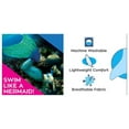 thumbnail image 4 of Mermaid Tail Adult Women's Swimsuit Parent-child Children's Swimsuit With Fins-HAPDEN, 4 of 4