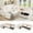 White, variant on VanAcc 129 inches Sectional Couches for Living Room, Couch with Storage & Ottoman,Modular Sectional Sofa Converts to Sleeper,Grey