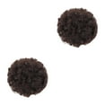 thumbnail image 4 of maskred Fashionable Afro Puff Drawstring Ponytail Bun Synthetic Hair Bun For Trendy Brown Black 2Set, 4 of 6