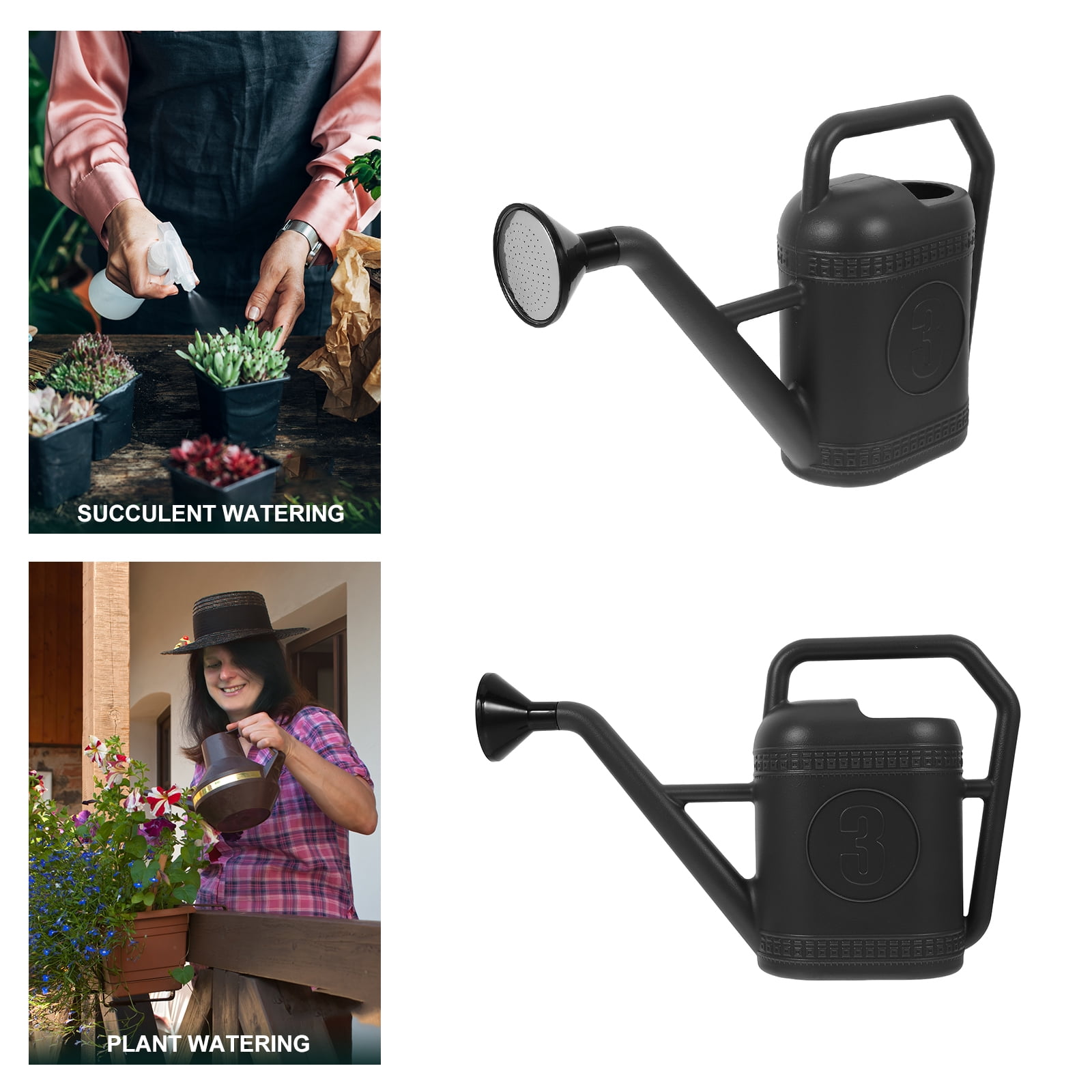 Shoot Vegetable Watering Can Watering Pot 40.00X28.00X10.00CM Grey
