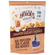 Kettle Heroes, Cinnamon Sugar Churros Kettle Corn, 5 Ounce, Pack Of 6