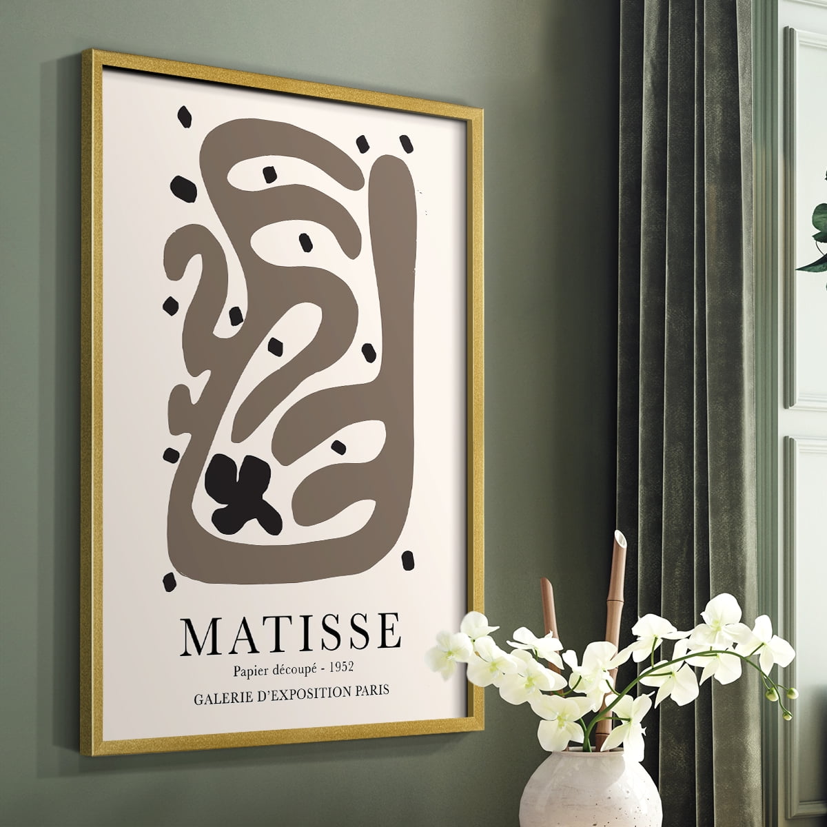 Matisse CCXX in Solid Wood 8 x 10 Framed Print