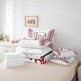thumbnail image 6 of Manfei Monogrammed D Theme 7-Piece Twin Bedding Sets,Baseball Gamer Bedding Comforter Set,Ball Sport Game Sheet Sets For Boy Teens,Ultra Soft Bedroom Decor Reversible, 6 of 8