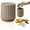 Brown, variant on Haidf Small Trash Can with Lid, Pop Up Plastic Desk Trash Can, Mini Garbage Can for Kitchen, Bathroom, Bedroom, Office and Dorm, Tiny Countertop Trash Bin, Waste Basket, 0.5 Gallon, Brown