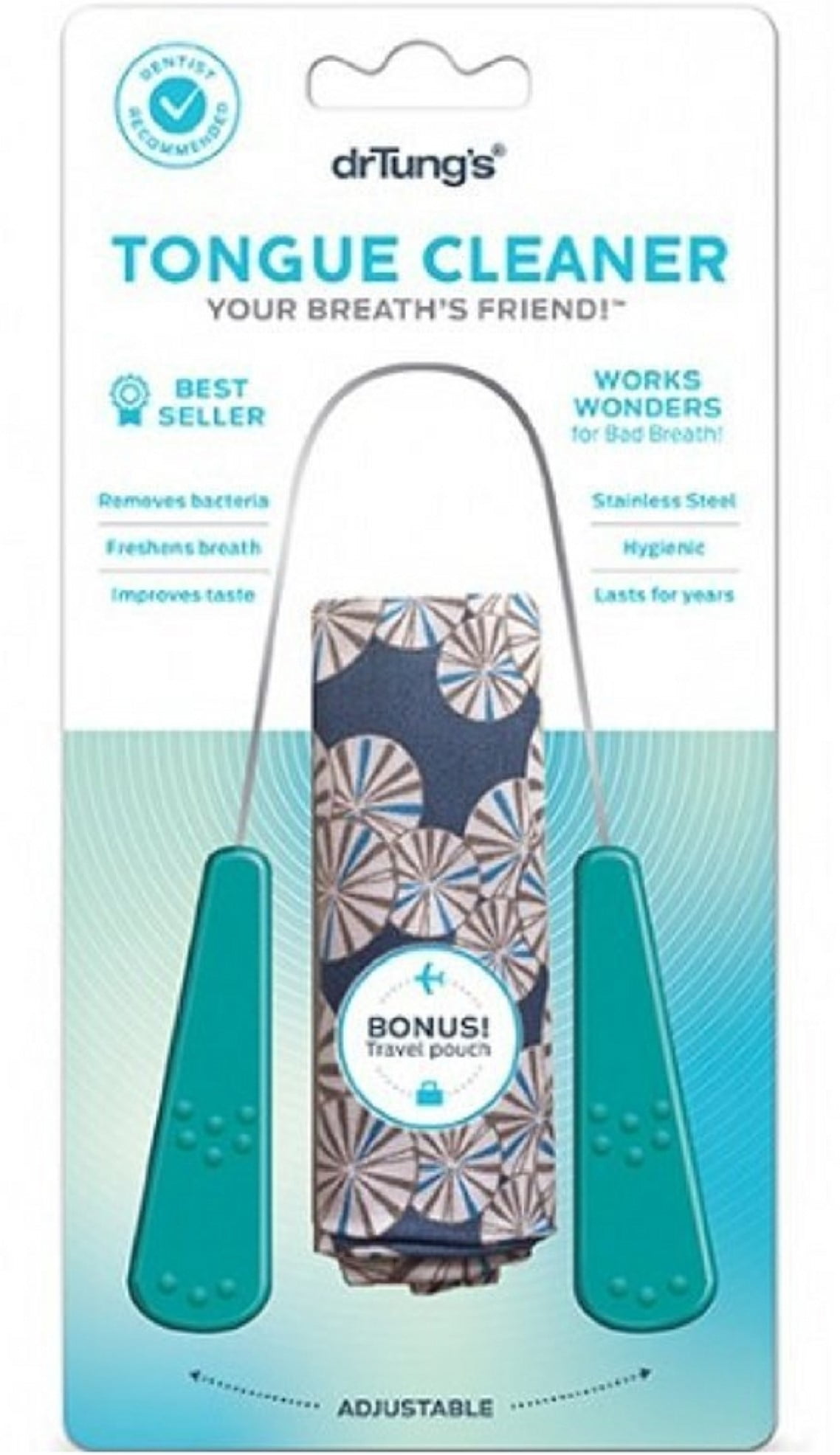 Dr. Tung's Stainless Steel Tongue Cleaner 1 ea (Pack of 2)