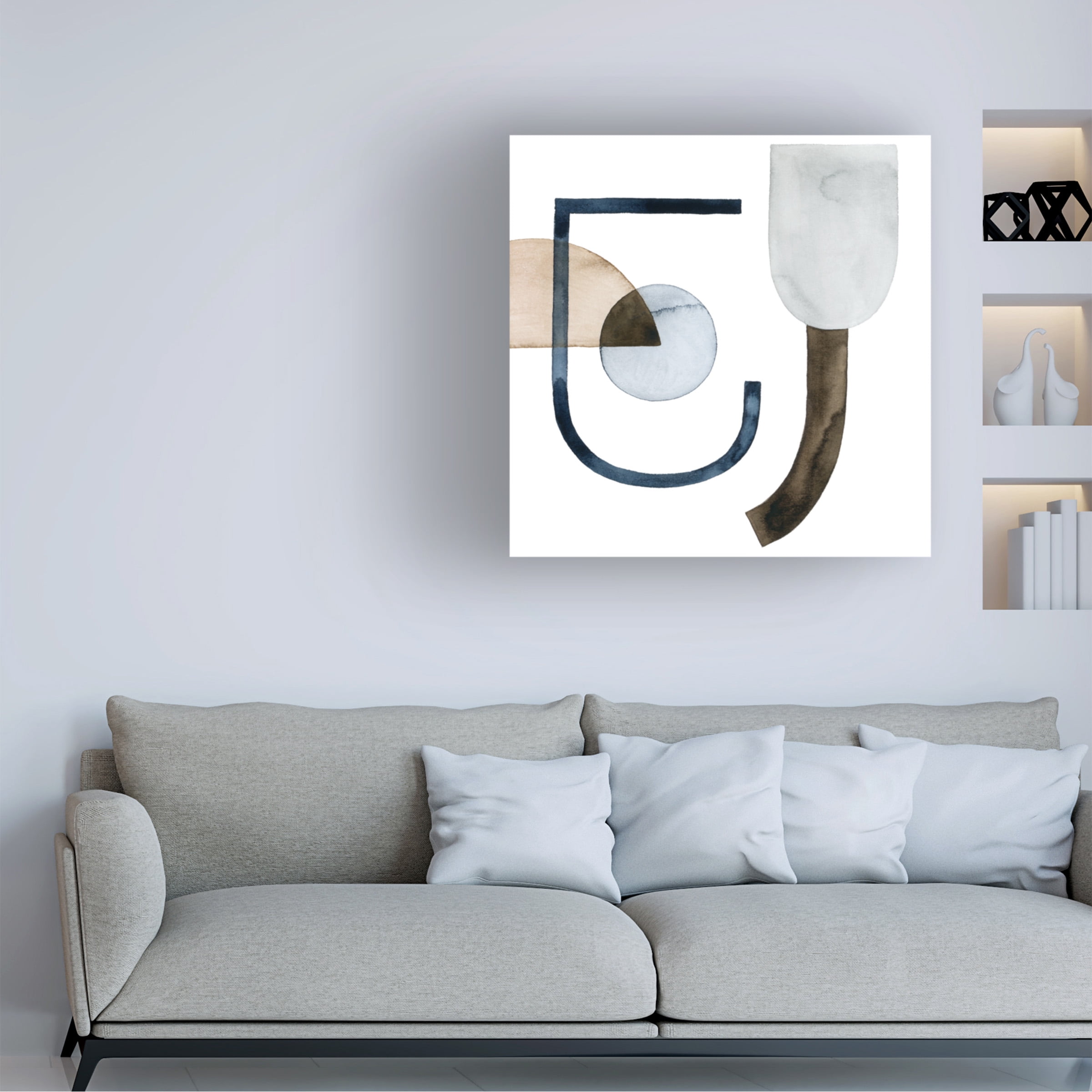 Grace Popp 'Moving Pieces VI' Canvas Art