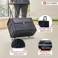 thumbnail image 2 of AlpineSwiss 19" Wheeled Briefcase Rolling Case Sales Sample Pilot Lawyer Attache, 2 of 10