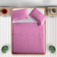thumbnail image 2 of Ameha 2 Piece Quilt Set Chevron Lightweight Ultrasoft Microfiber Kids Adult Bedding Lilac/Purple Color Twin, 2 of 11
