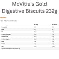 thumbnail image 3 of McVities Gold Chocolate Digestive Biscuits 232g, 3 of 6