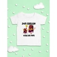 thumbnail image 3 of Smartprints Infants Graphic Tee - Chillin' With My Pops - Regular Fit 100% Cotton, 3 of 4