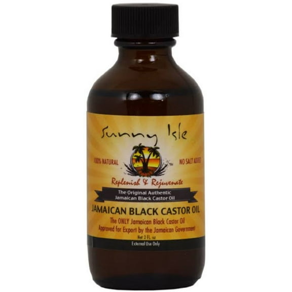 Sunny Isle Jamaican Black Castor Oil 2 oz (Pack of 2)