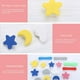 thumbnail image 3 of Perillas de cajón Bearachild con forma de estrella para muebles infantiles color trompeta azul, 3 of 6