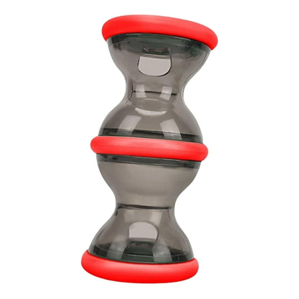 Dispensador de alimentos para perros Puzzle Rolling Rolling Puzzle Alimentador lento para estimulación Rojo