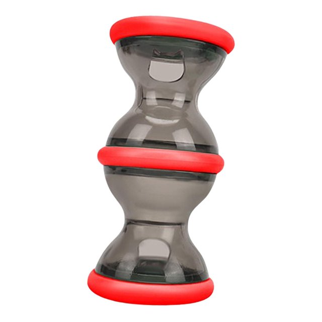 koolsoo Dog Food Dispenser Puzzle Toy Puzzle Slow Feeder for Stimulation Red