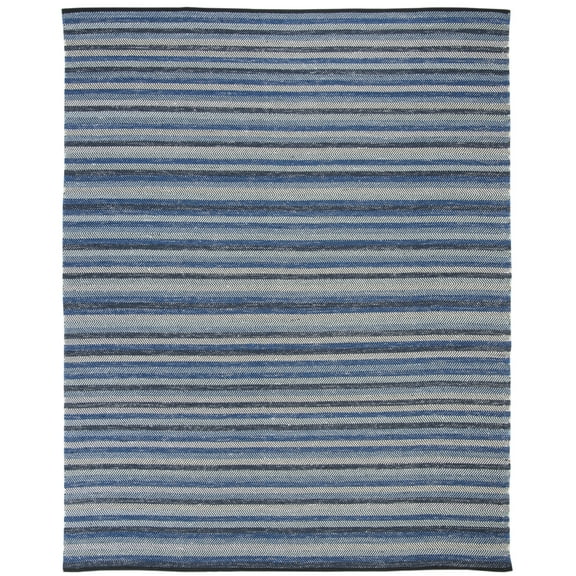 SAFAVIEH Striped Kilim STK421A Handwoven Blue Rug