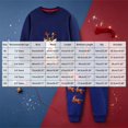 thumbnail image 4 of felwors Toddler Baby Boy Outfit Fall Winter Boy Clothes Long Sleeve Cute Cartoon Sweatshirts Pants Outfits (Blue,6-7 Years), 4 of 7