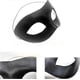 thumbnail image 3 of Men's Black Masquerade Mask for Parties, Costume Events, Adjustable Fit, Stylish Design, PVC Material, 3 of 4